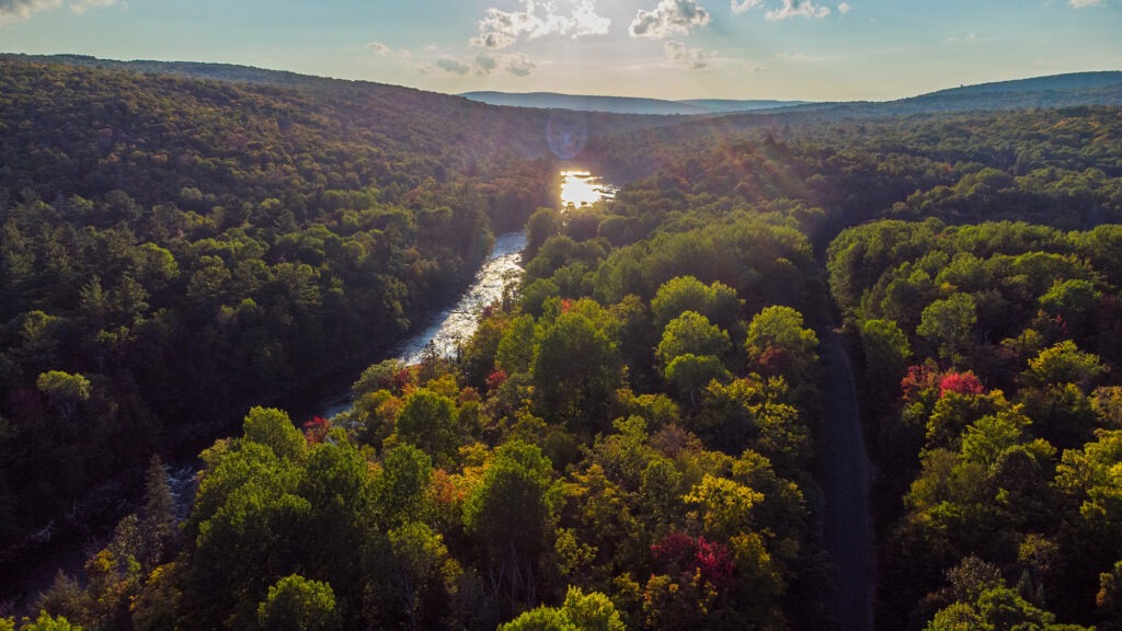 aerial view of the madawaska valley