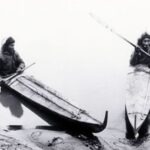 Inuit paddlers in the canadian arctic